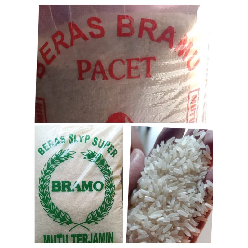 

Beras 5Kg.. Beras Bramu Pacet 5kg Beras Asli..Beras enak pulen Beras Selepan langsung petani baru Beras Alami berkualitas