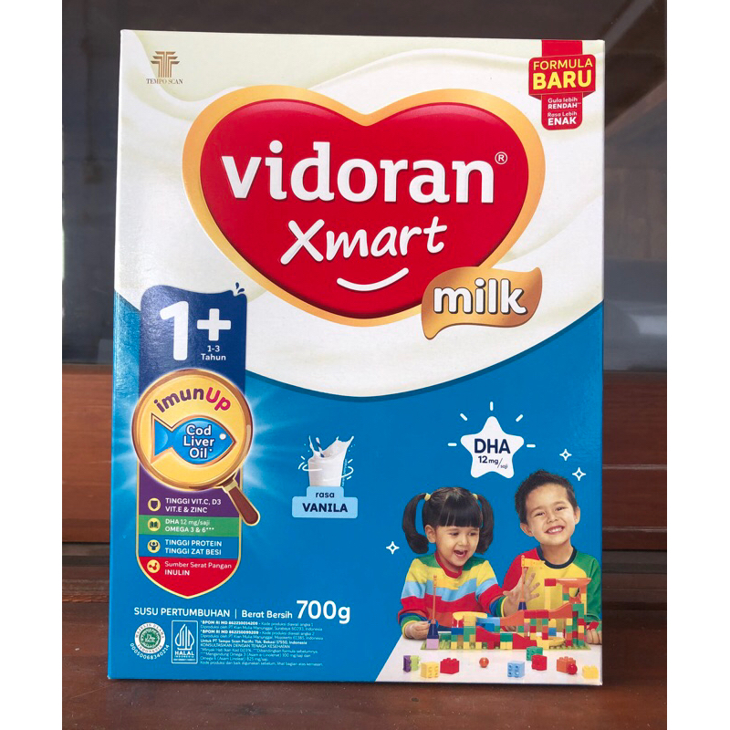 

susu vidoran 1+ 700gr rasa vanilla