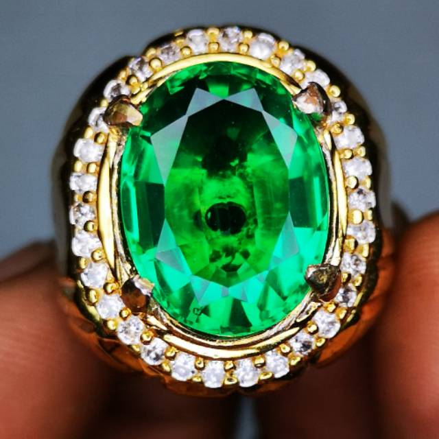 Batu permata zamrud colombia asli chatam