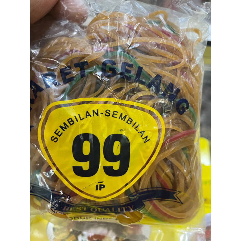 karet gelang mentah kuat 100gr