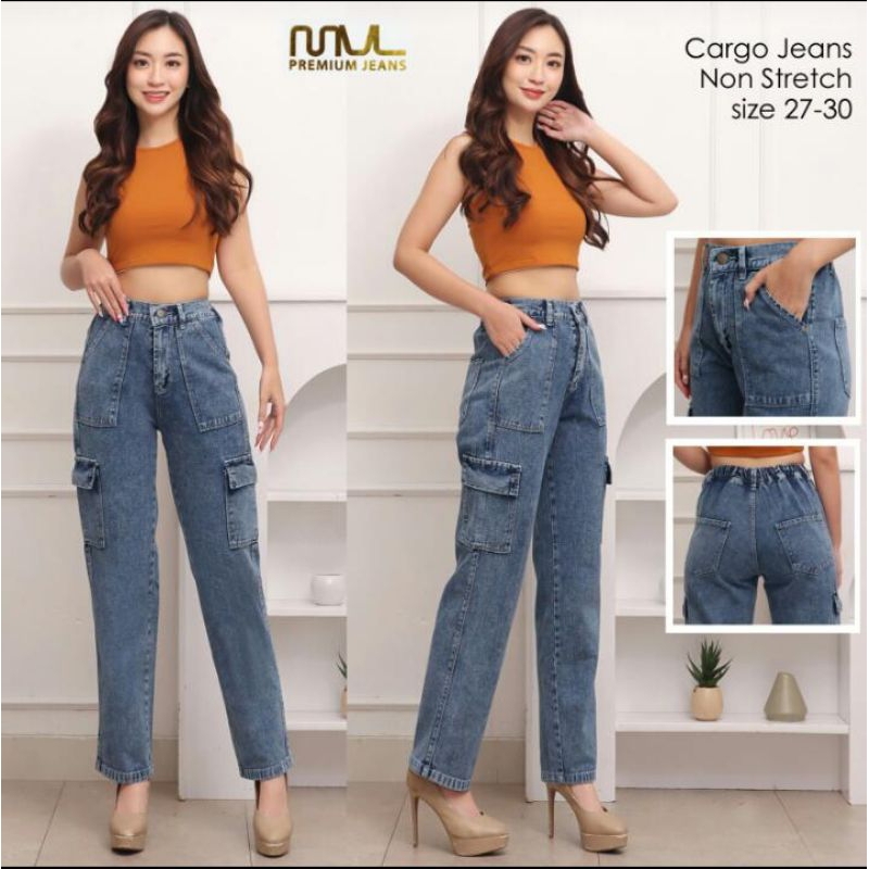 Celana jeans Cargo MVL
