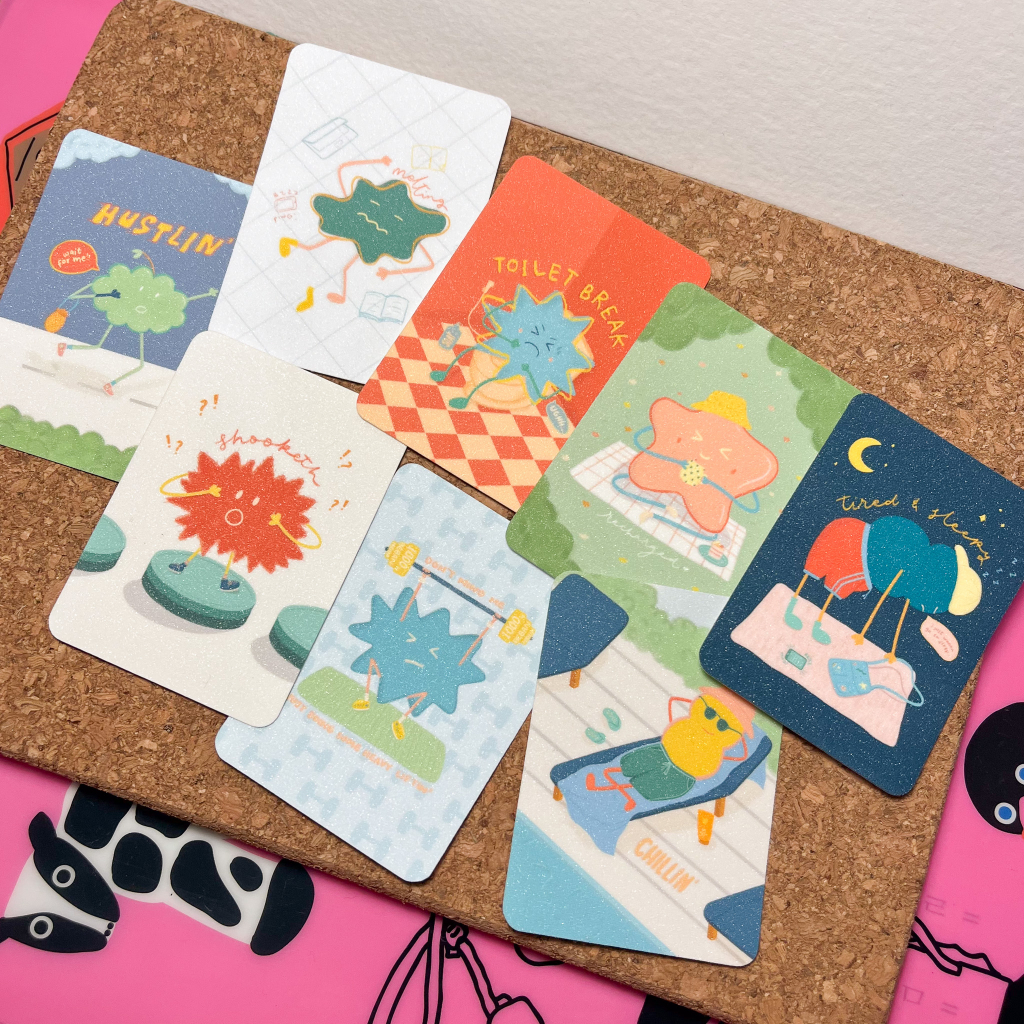 

Choose Your Fighter Glitter Stickers | Ramekin Studio