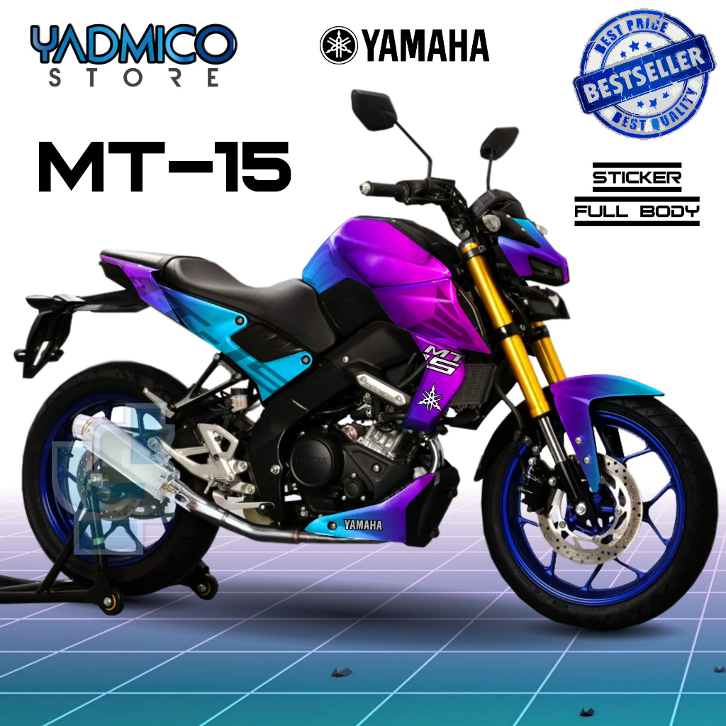 Decal MT 15 Full Body - Stiker Motor Yamaha MT15 Full Body - Dekal Yamaha MT 15 Full Body - Striping