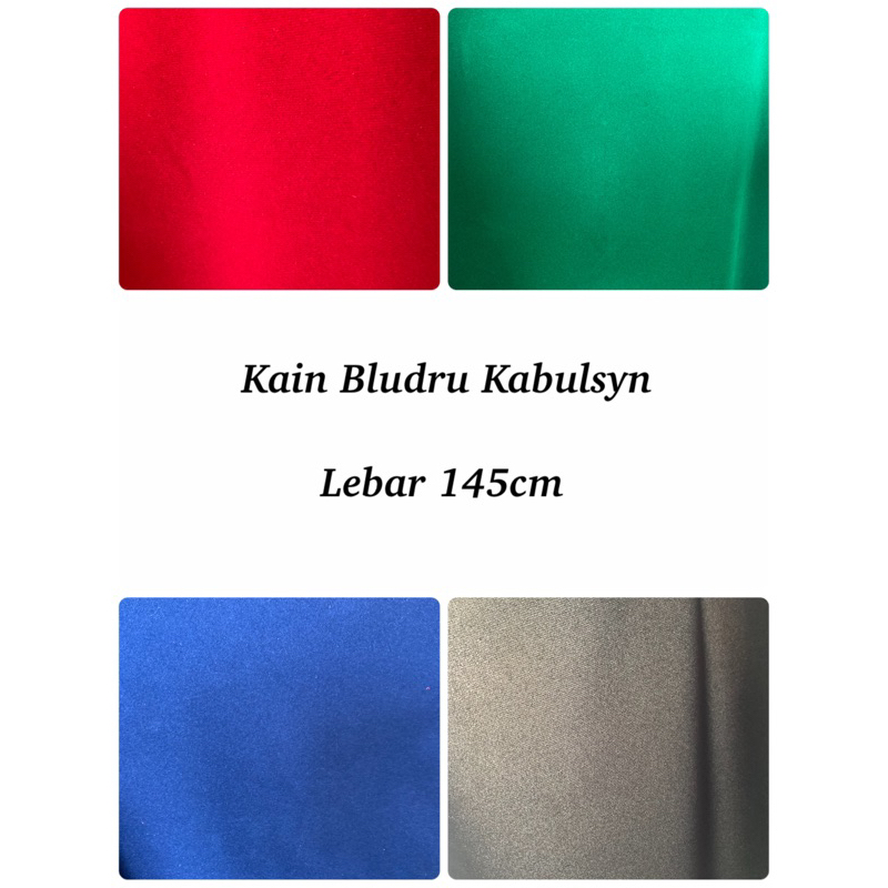 Kain Bludru Kabulsyn/ kain peci/selempang wisuda