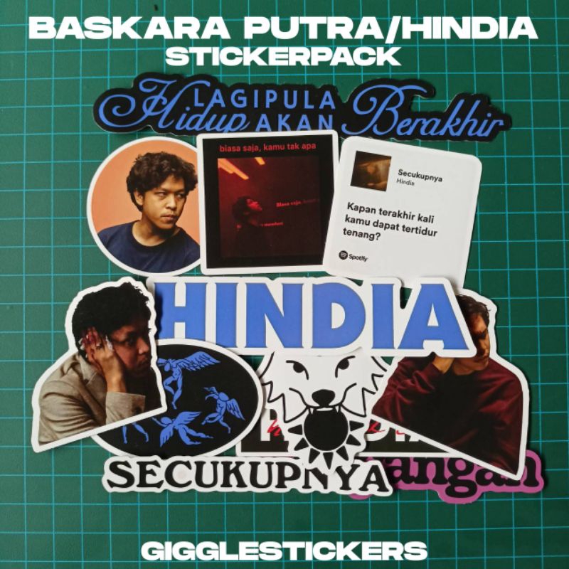 Sticker Pack Baskara Putra Hindia Vol.2