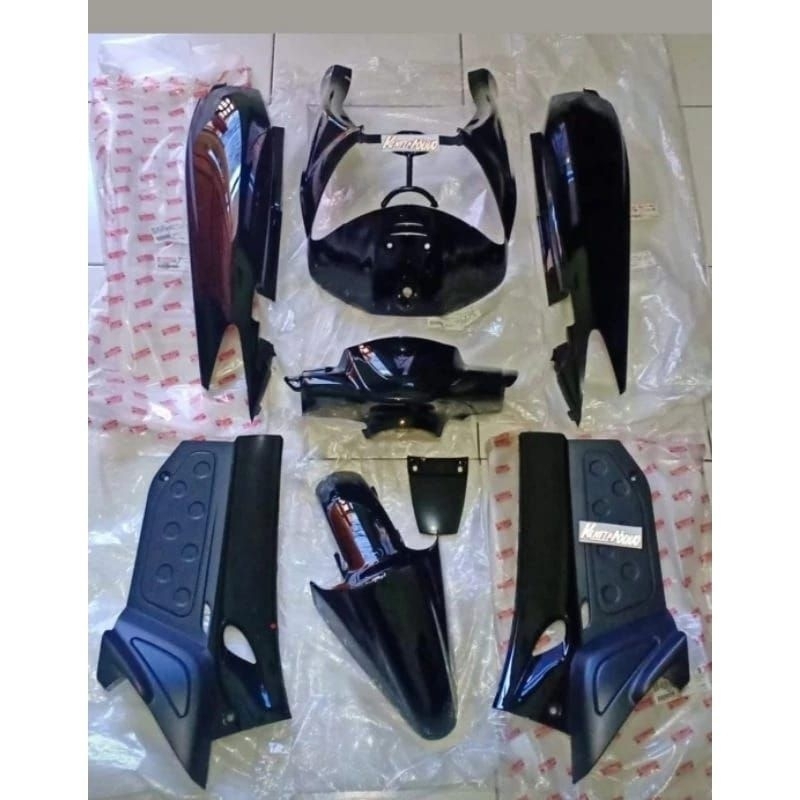 Body Nouvo lele bodi Nouvo lele cover body Nouvo alus lele batok depan original yamaha warna hitam