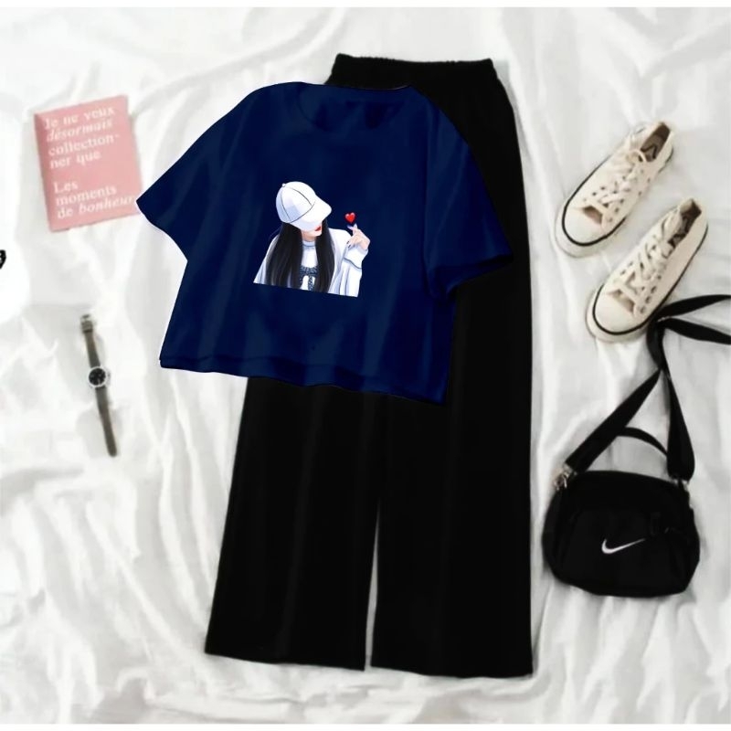 setelan crop sarange