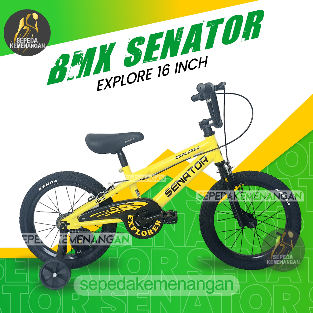 SEPEDA ANAK BMX SENATOR EXPLORE UKURAN 16 INCH