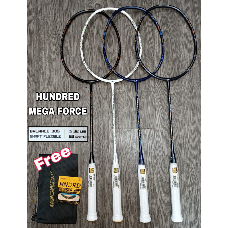 Raket Badminton Hundred - Mega Force