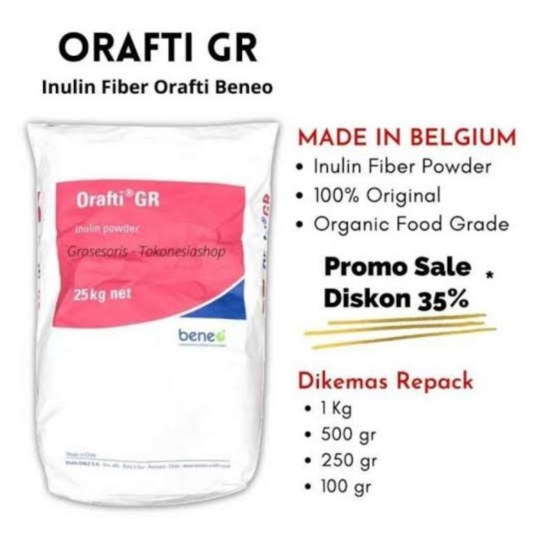 

Inulin Powder Fiber Orafti Beneo 500gr