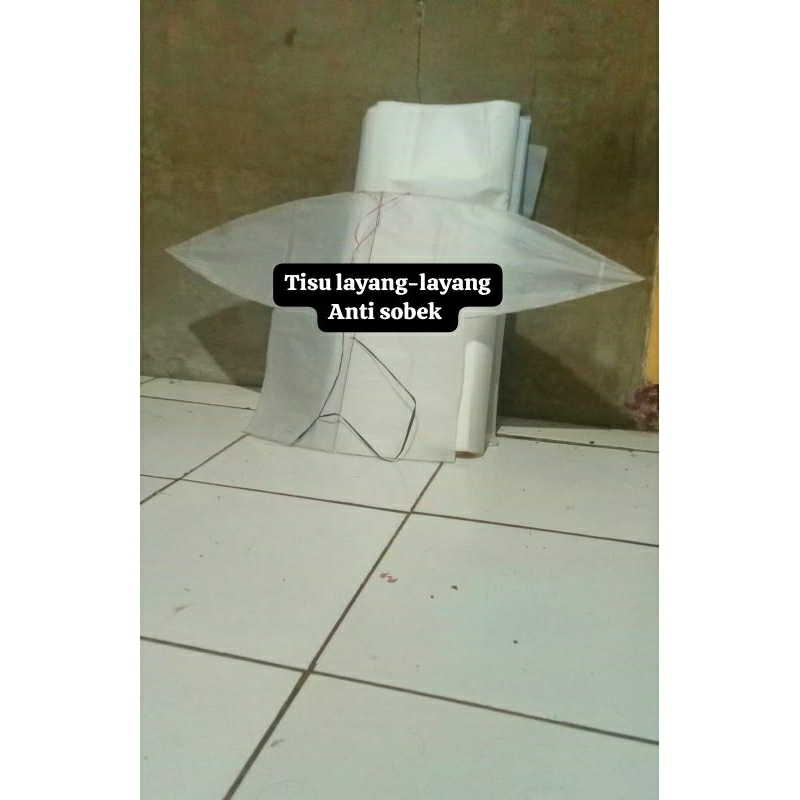 KERTAS TISU LAYANGAN ADUAN WARNA PUTIH UK_60cmX60cm