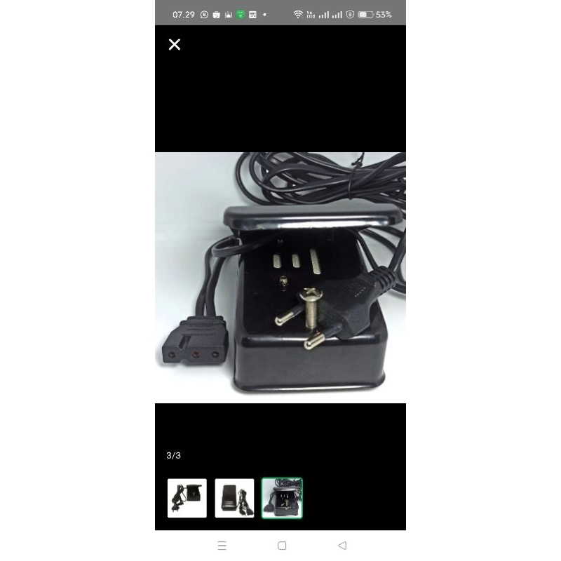 injakan pedal dinamo mesin jahit