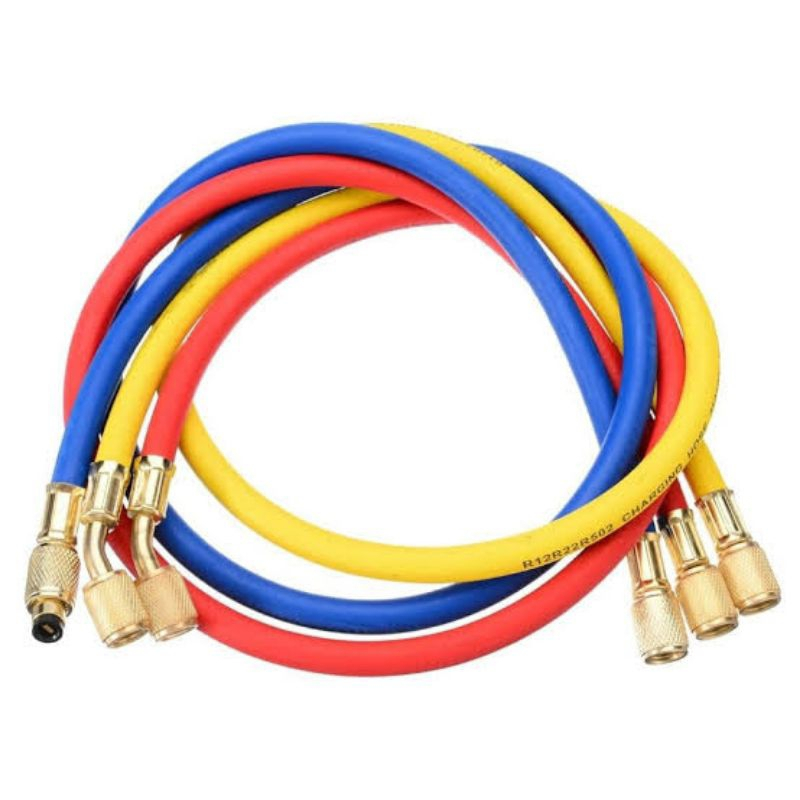 selang r22 satuan / set alat service ac mobil kulkas sendiri isi freon SELANG FREON