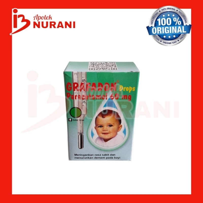 GRAFADON DROPS 15 ML obat demam bayi