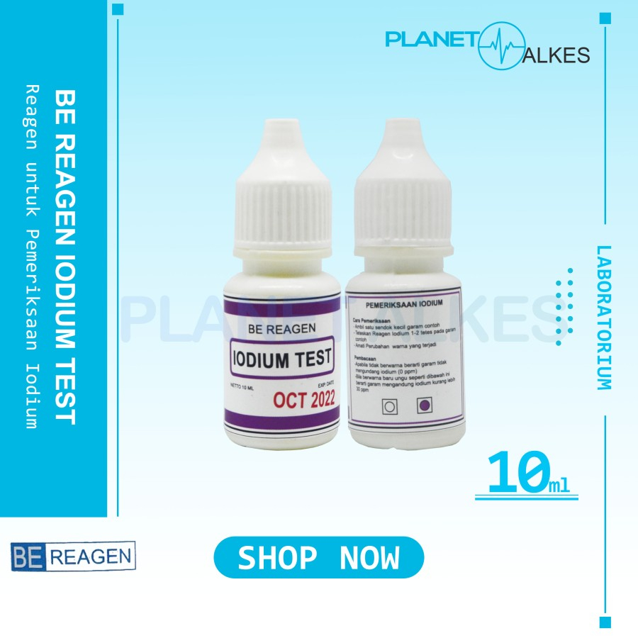 Test Kit Yodium ET - Iodine Testkit - Teskit untuk Tes Iodium BE REAGEN ED. 11/2026