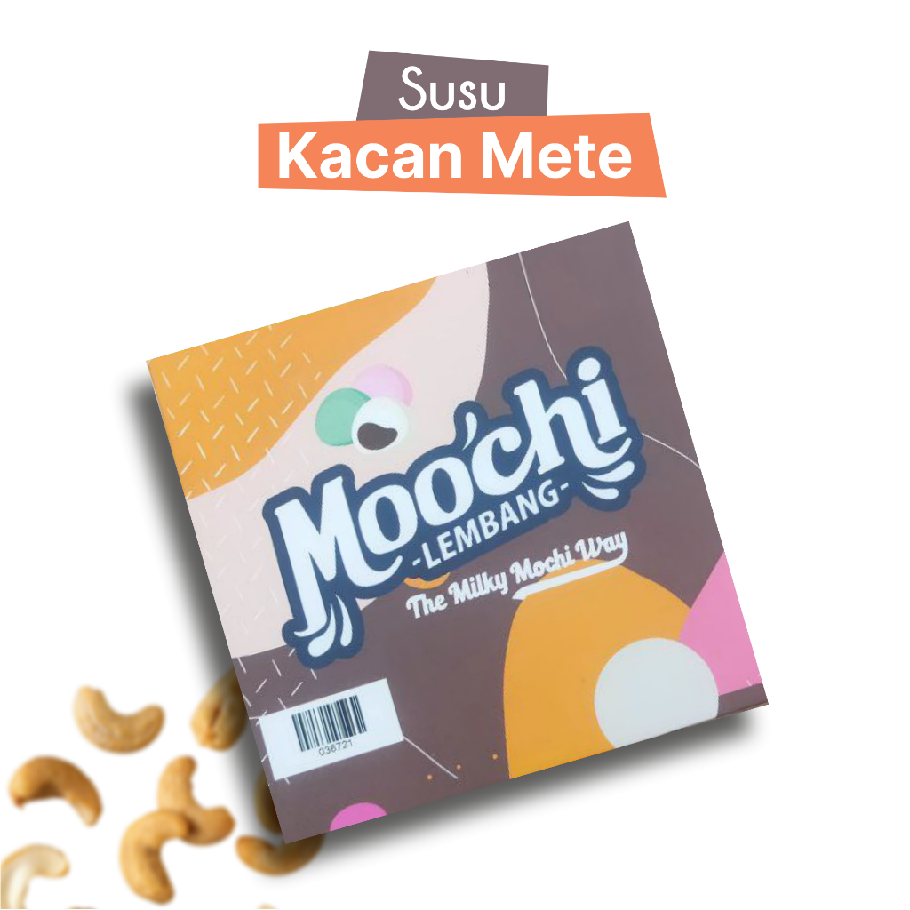 

MOCHI Susu Kacang Mete LEMBANG | Jajanan | Oleh Oleh - Makanan - Cemilan - Kue Lembang | Makanan Hemat - Mochi Milky Cashew | 1 Box