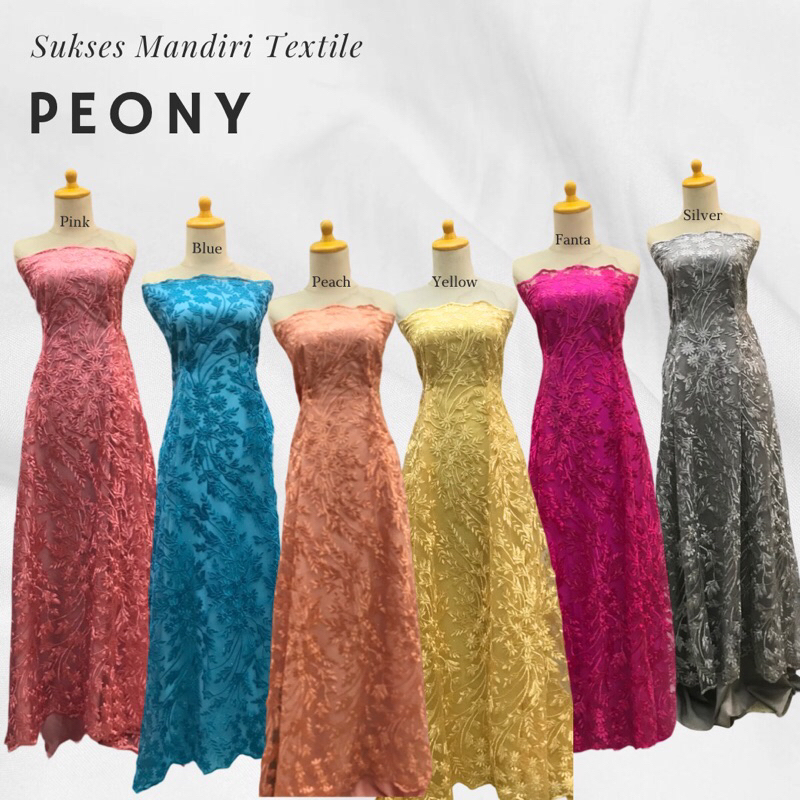 [PEONY] Tile brokat daun menjalar, Harga per 1/2 meter = 50 cm BAHAN KAIN BRUKAT TILE PREMIUM BROKAT