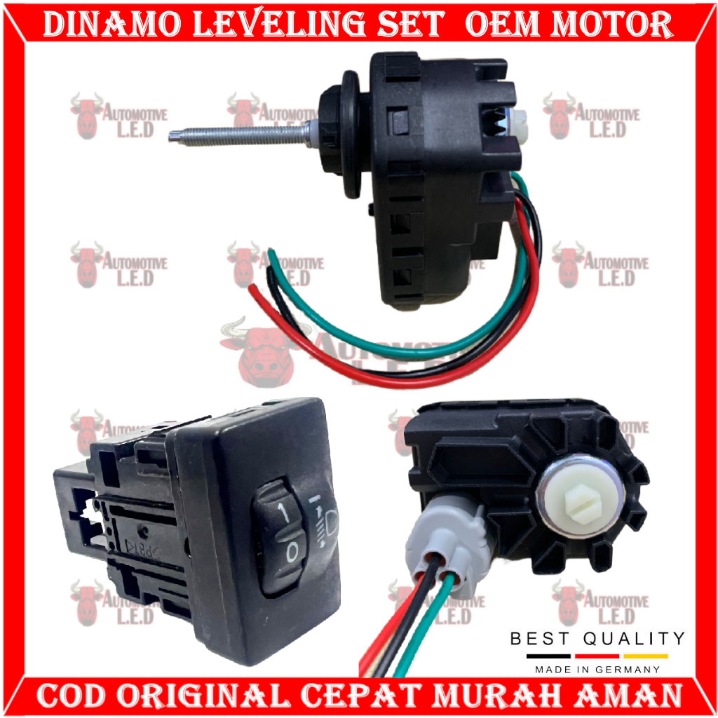 ORIGINAL ELECTRIC LEVELING MOTOR  PLUS SAKLAR ANGKA ANTI MACET FREE PIVOT OEM AUTO LEVELING HEADLAMP MOTOR BILED |  SAKLAR LEVELING HEADLAMP 10 STEP 5 BAR SWITCH ELEKTRIK HEADLIGHT LEVELING OEM