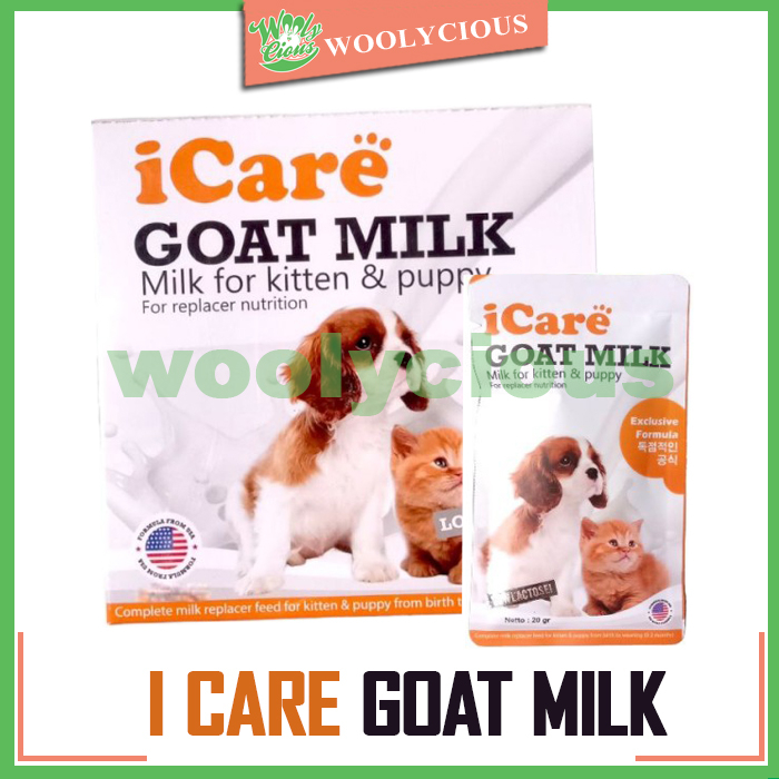I Care Goat Milk - Susu Kucing Anjing Hewan ICare 20 GRAM