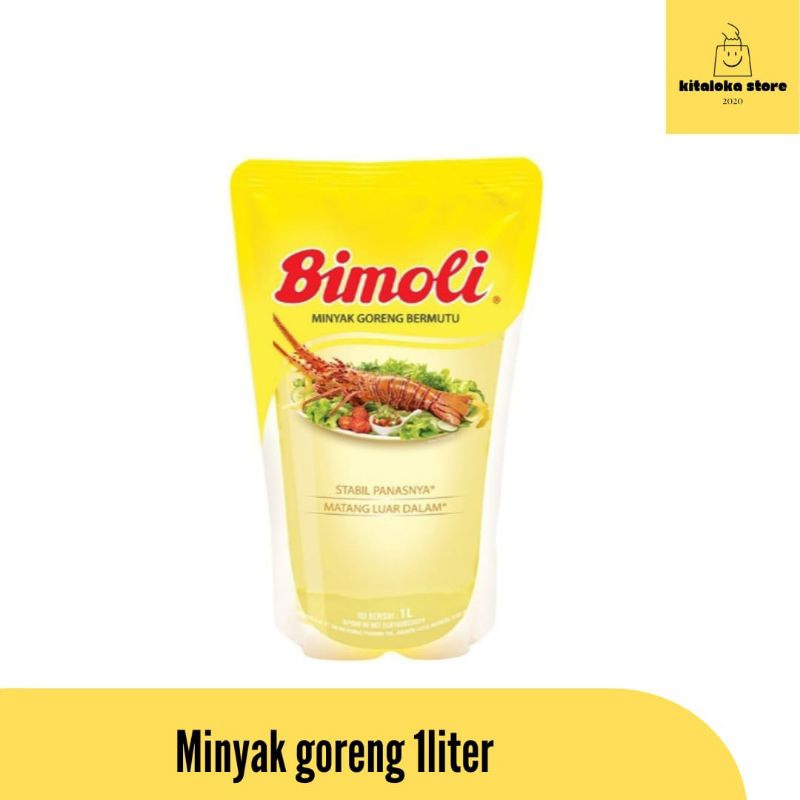 

minyak goreng bimoli refill kemasan 1000 ml