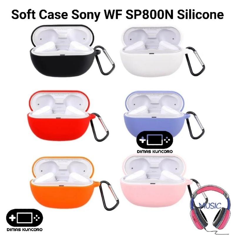 Soft Case Sony WF SP800N silicone silicon sp 800n tws bumper casing