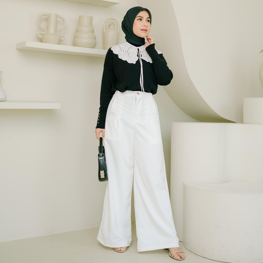Lozy Hijab - Mona Pants (Celana Kulot Basic Formal)