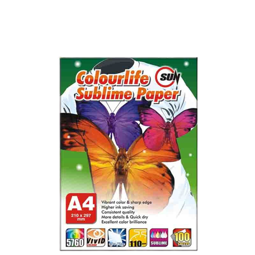 

Kertas Sablon Sublim Transfer Sublimation Paper A4