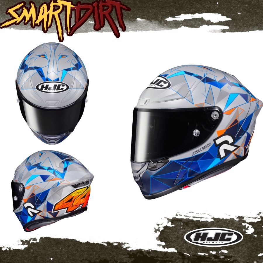 Helm Motor HJC RPHA 1 Pol Espargaro Replica Grey Blue HJC RPHA 1 Ori