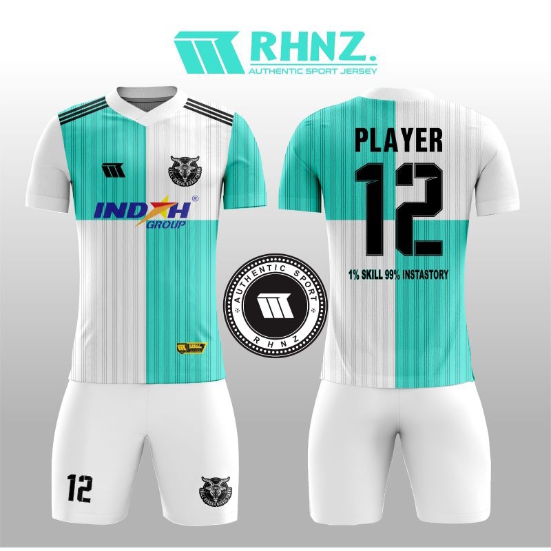 JERSEY SEPAKBOLA PRINTING/STELAN BOLA FREE CUSTOM NAMESET ATAU NAMA TEAM/BAJU DAN CELANA JERSEY JUMB