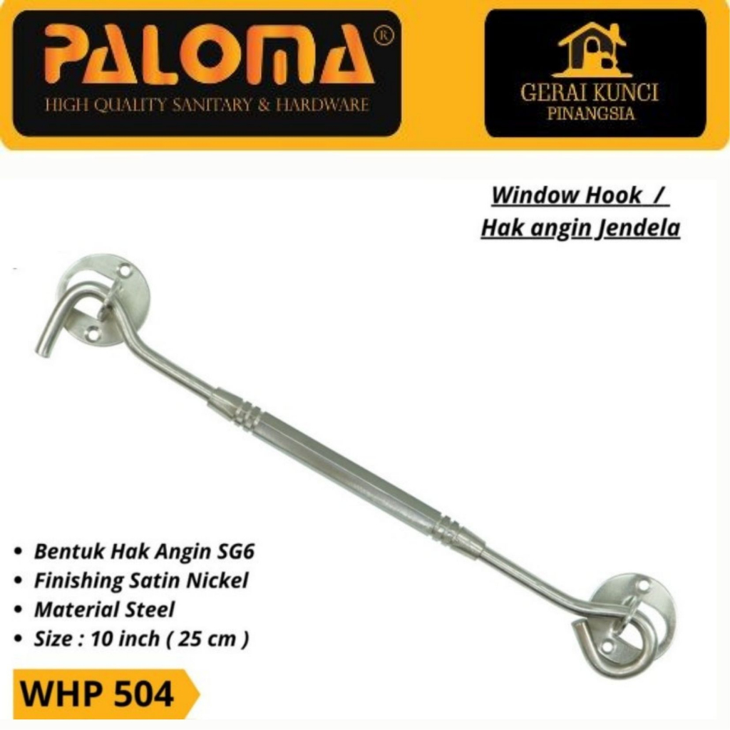 Hak Angin Paloma WHP 504 10" SEGI-6 SN