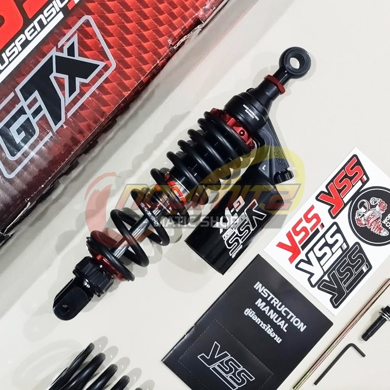 Shock YSS G-TX Smooth Black Series 330mm Honda Vario Beat Scoopy Genio