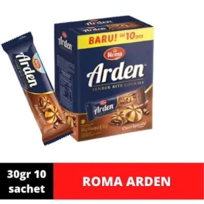 

ROMA ARDEN CHOCO SPLENDID 30 GR 1 KOTAK ISI 10 PCS