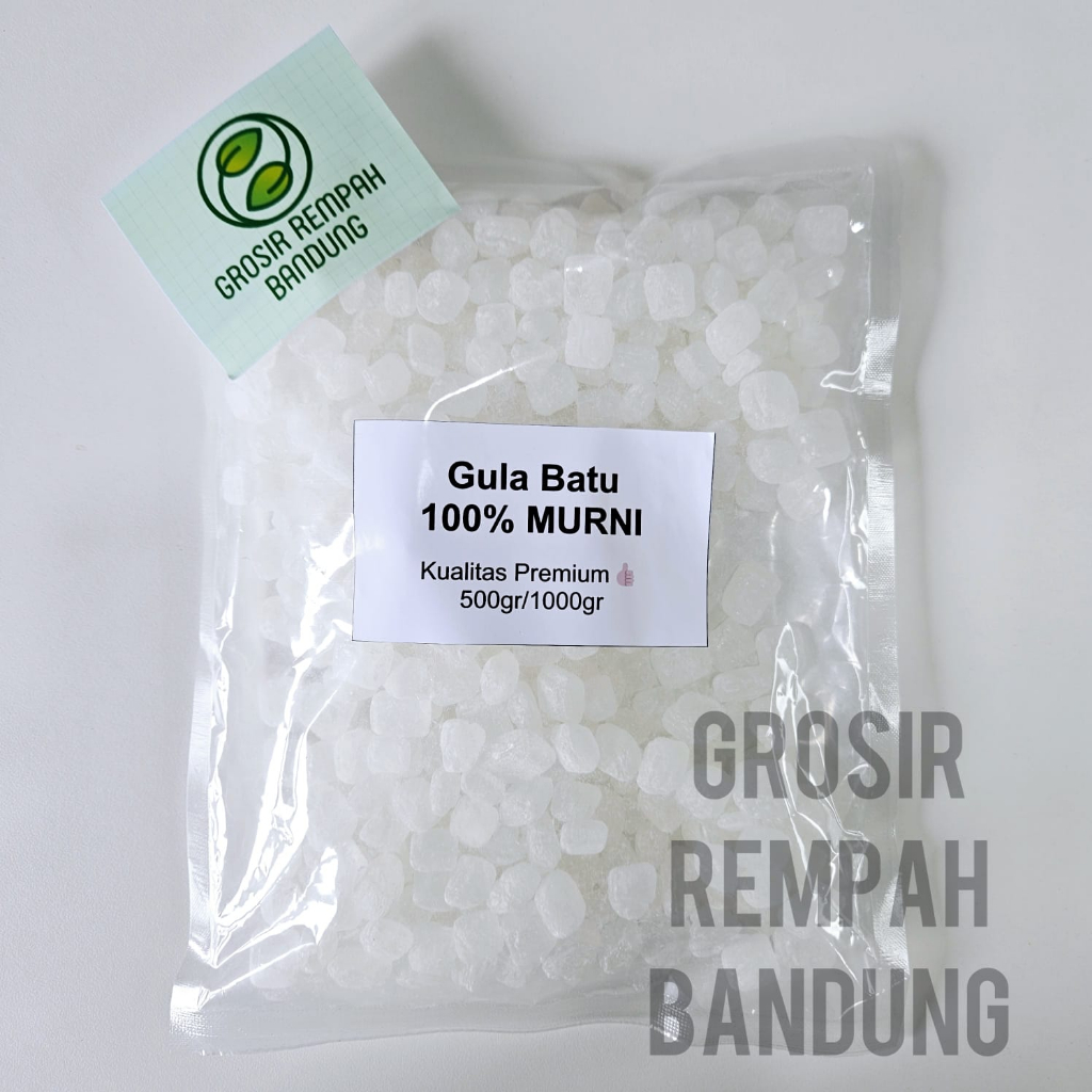 

Gula Batu Berih Pilihan Rempah Ualita Terbai