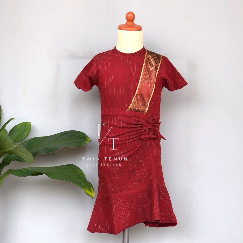 Baju anak, Dress tenun murah, baju tenun, tenun murah, dress, baju anak