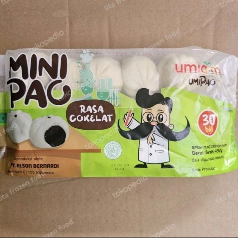 

Bernardi Umiami Mini Pao isi Coklat Cokelat [30 pcs]