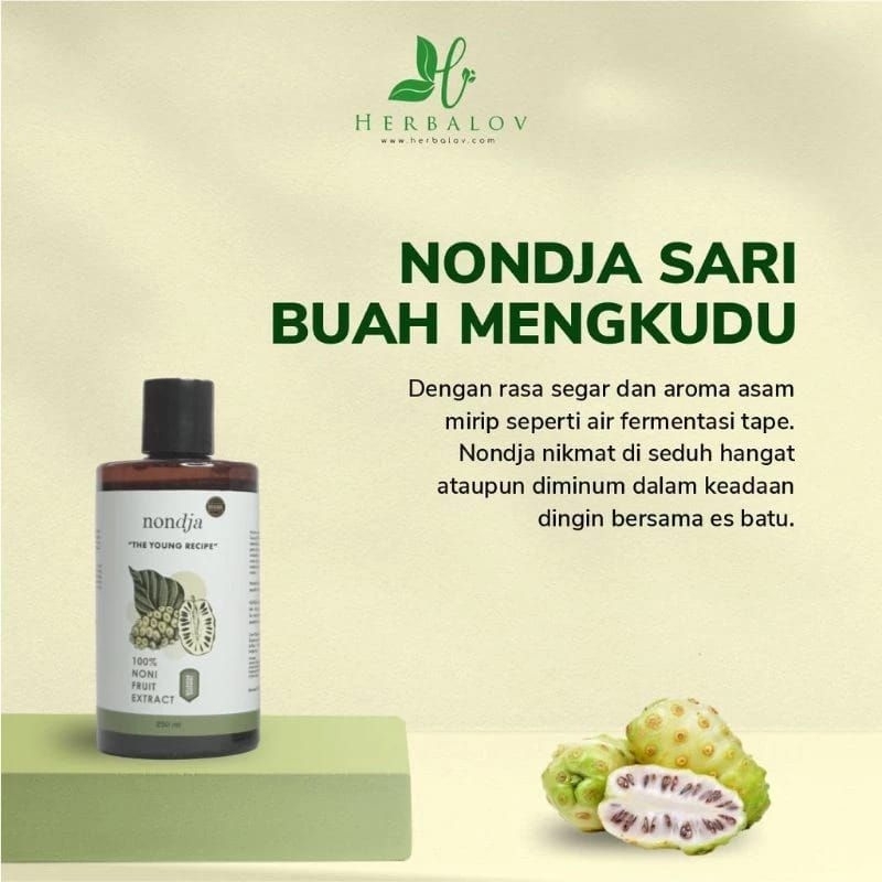 

NONDJA HERBALOV | Sari mengkudu asli tanpa campuran bahan kimia