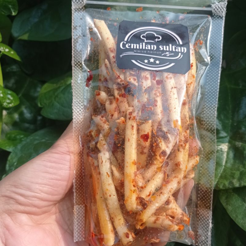 

Krupuk Seblak Kering Rasa Kentang Renyah Gurih Extra Daun Jeruk