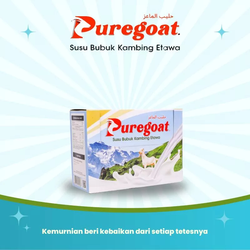

Puregoat - Susu Kambing Bubuk Etawa 300Gram