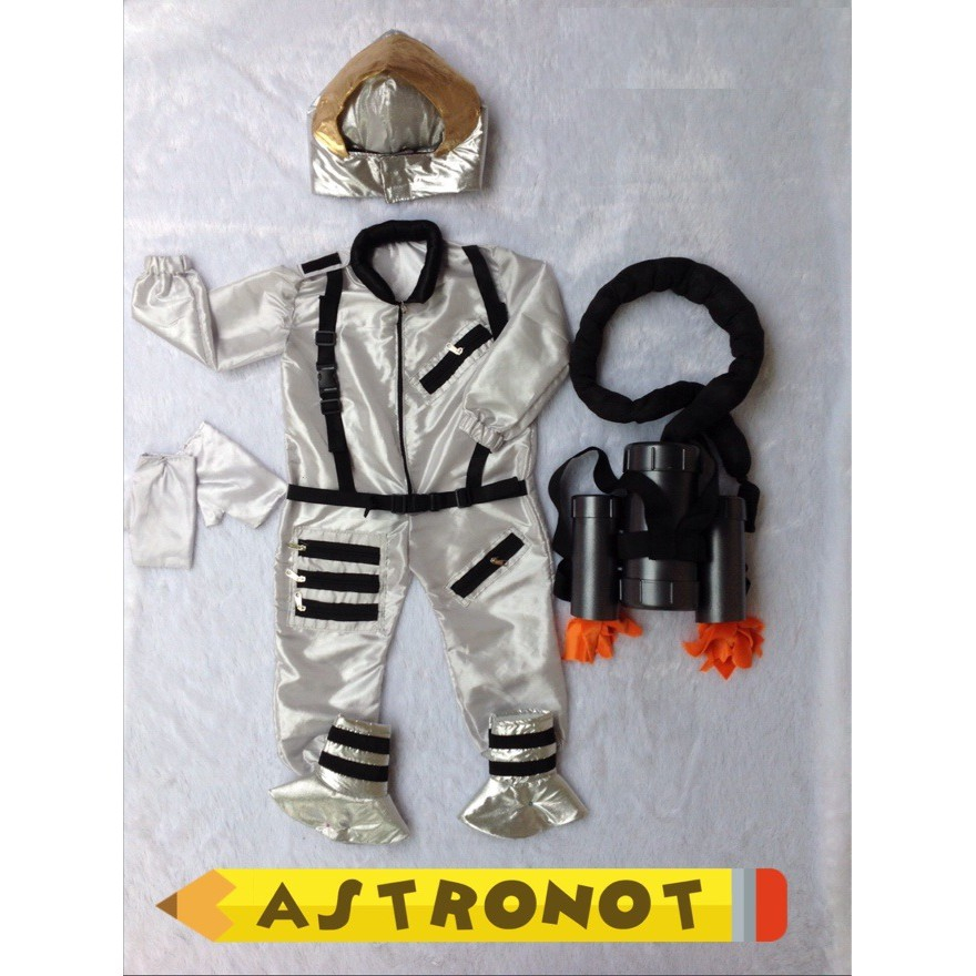 KOSTUM ASTRONOT ANAK | Kostum karnaval anak tema Astronot