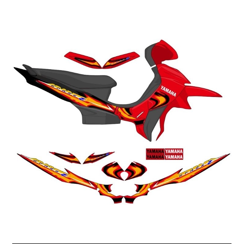 STRIPING STICKER JUPITER Z VIETNAM SPARK Z