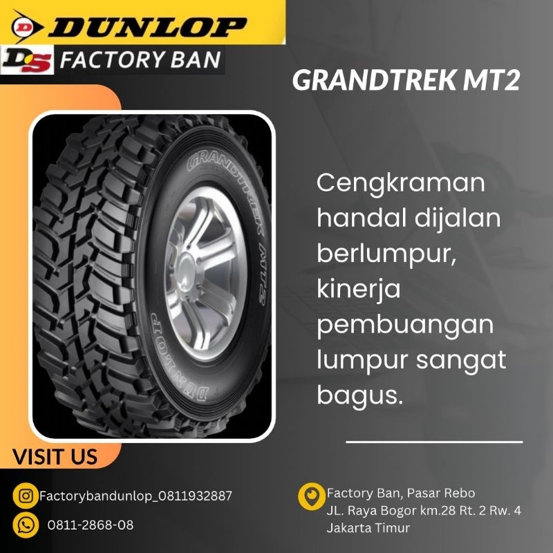 Ban Dunlop 30X9.5 R15 MT2