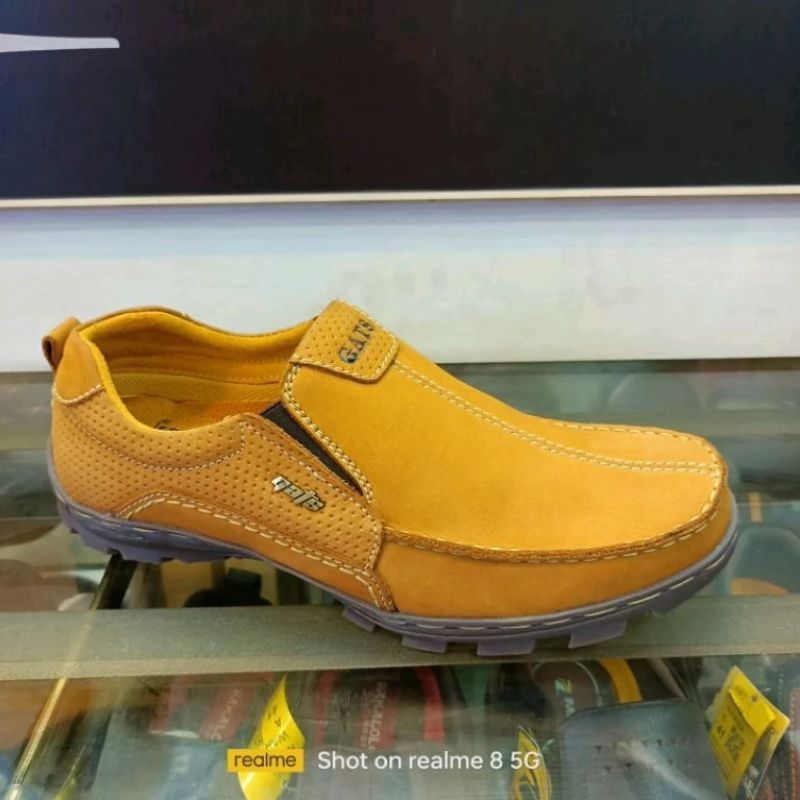 SEPATU GATS TO 2203 TAN SEPATU KULIT GATS TERBARU