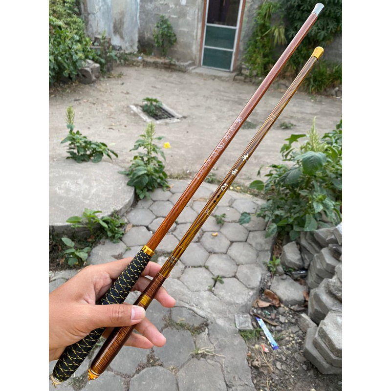 tegek shengyi microfishing coklat tua kiri 260cm lentur
