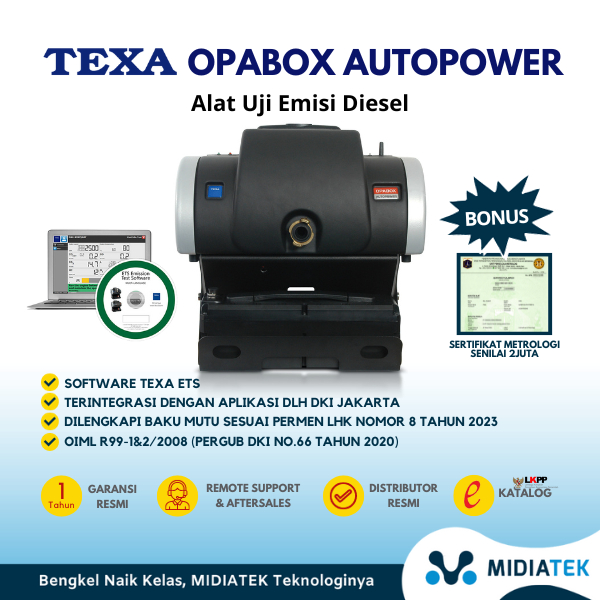 TEXA OPABOX Alat Uji Emisi Untuk Mesin Diesel