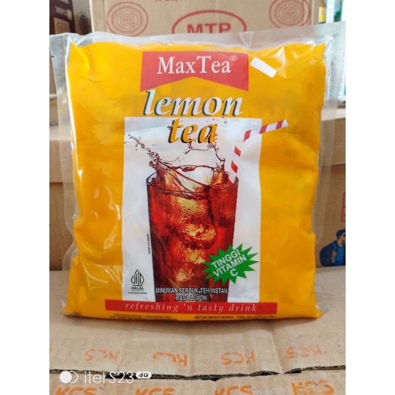 

MAX TEA LEMON TEA MINUMAN SERBUK TEH INSTAN RASA LEMON