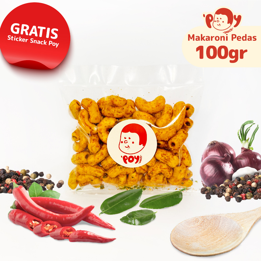 

Makaroni Pedas 100gr Snack Cemilan!