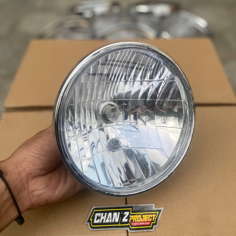 Lampu Depan Ninja SS Reflektor Lampu Ninja R Reflektor 7inch Ninja R