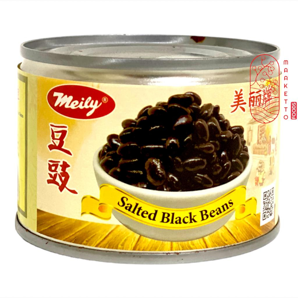 

Meily Salted Black Beans / Tausi Kaleng / Kacang Kedelai Hitam Kaleng 180gr