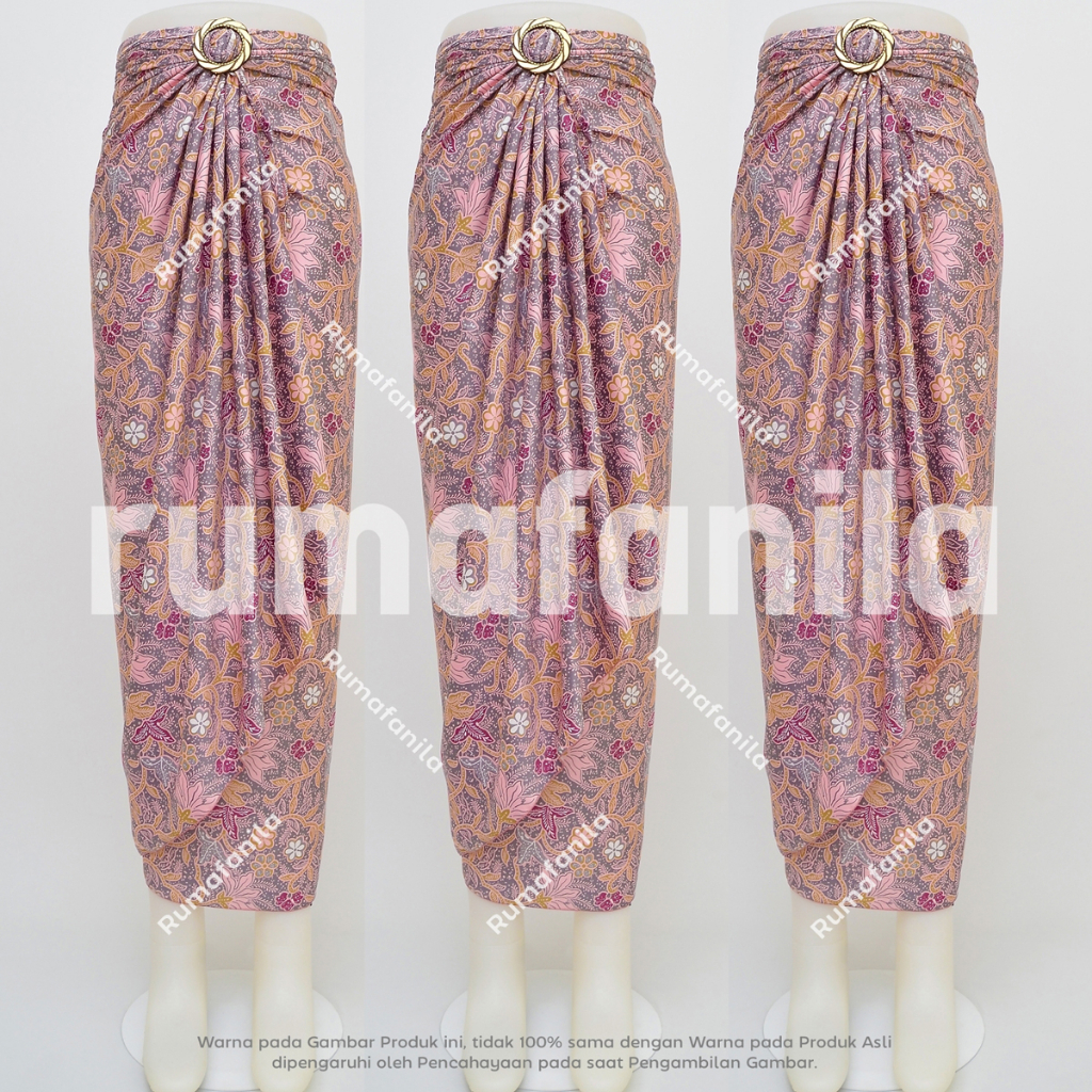 Kain Lilit Batik Kebaya Modern Bawahan Wanita Jumbo Rok Batik Lilit Premium Pakaian Tradisional Pest