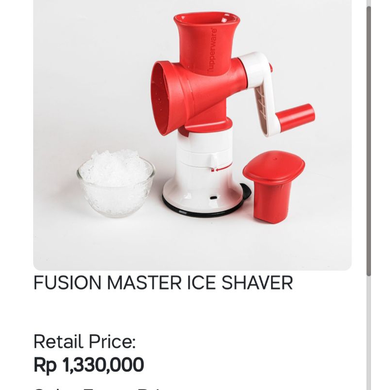 FUSION MASTER ICE SHAVER